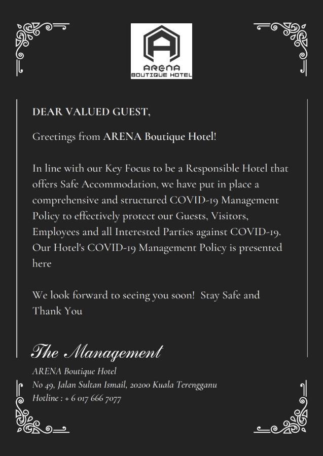 Arena Boutique Hotel Kuala Terengganu Dış mekan fotoğraf